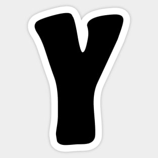 Letter Y Sticker